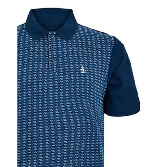 Original Penguin - Poloshirt für Herren, bestickt, Regulär (warmes Blau) - Image 3