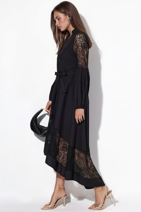 Besticktes Midi-Wickelkleid - Image 2