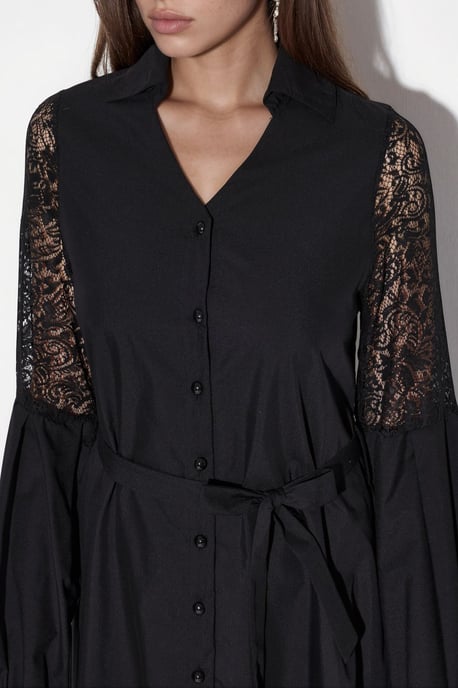 Besticktes Midi-Wickelkleid - Image 3