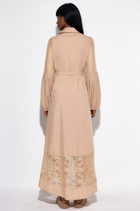 Besticktes Midi-Wickelkleid - Image 3