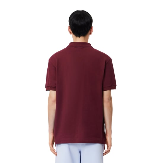 Lacoste - "French Made" Poloshirt für Herren, Bio-Baumwolle, Klassisch (Rot) - Image 3