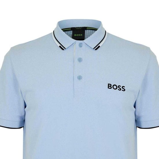 Boss - "Paddy Pro" Poloshirt für Herren, Baumwolle Piqué (Blau) - Image 3