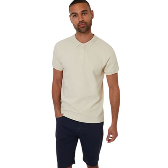 Threadbare - "Caswell" Poloshirt für Herren (Hafermilch) - Image 2