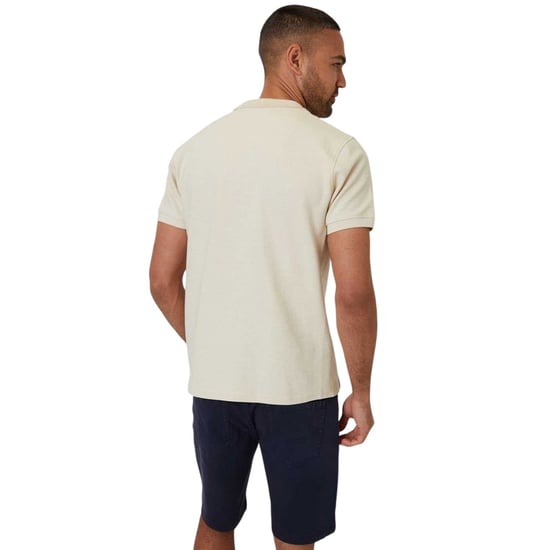 Threadbare - "Caswell" Poloshirt für Herren (Hafermilch) - Image 3