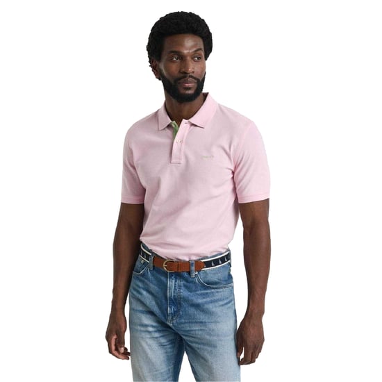 Gant - Poloshirt für Herren, Piqué (Pink) - Image 2