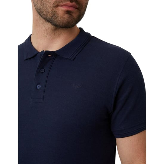 Threadbare - "Malbork" Poloshirt für Herren, kurzärmlig (Marine) - Image 3