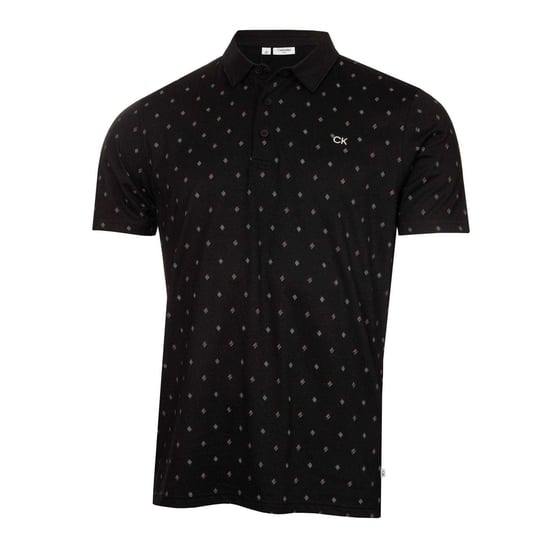 Calvin Klein - Poloshirt für Herren, Hochleistungsmaterial, Emblem (Schwarz) - Image 1