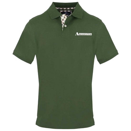 Aquascutum - Poloshirt für Herren, kurzärmlig (Militärgrün) - Image 1