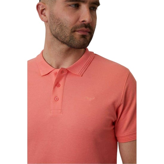Threadbare - "Malbork" Poloshirt für Herren, kurzärmlig (Koralle) - Image 3