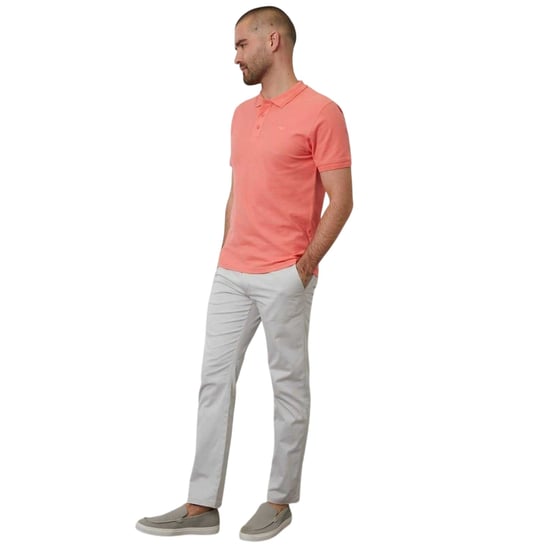 Threadbare - "Malbork" Poloshirt für Herren, kurzärmlig (Koralle) - Image 4