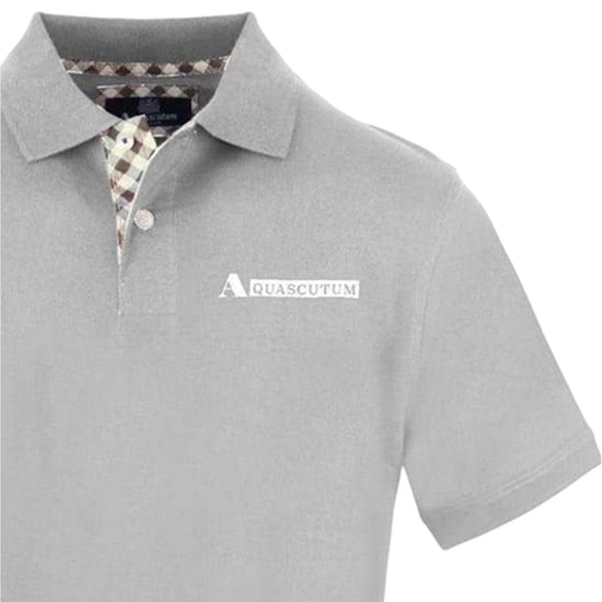 Aquascutum - Poloshirt für Herren, kurzärmlig (Grau) - Image 3