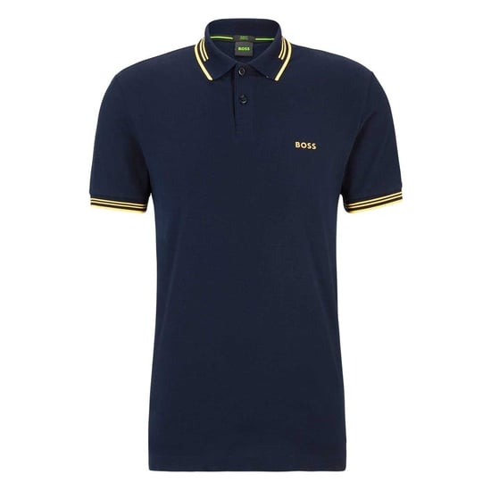 Boss - "Paul" Poloshirt für Herren (Marine/Gold) - Image 2
