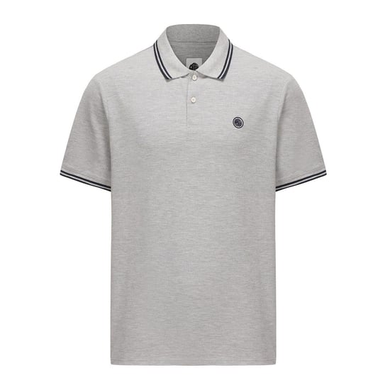 Pretty Green - "Barton" Poloshirt für Herren, kurzärmlig (Grau meliert meliert) - Image 1