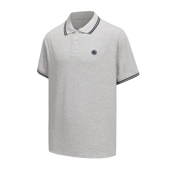 Pretty Green - "Barton" Poloshirt für Herren, kurzärmlig (Grau meliert meliert) - Image 3