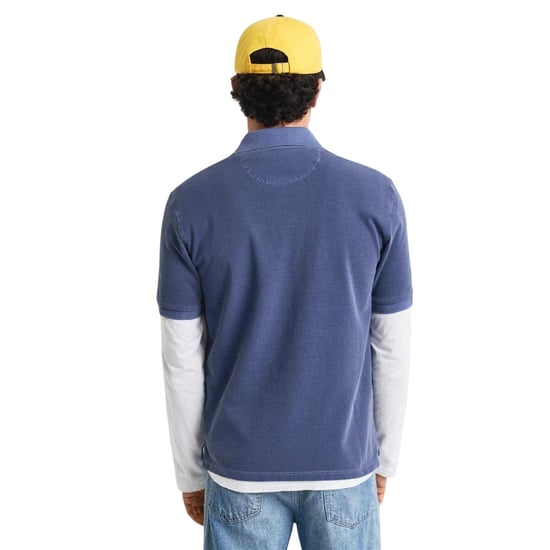 Gant - Poloshirt für Herren, Sonne Verblasst, Piqué (Marine) - Image 3