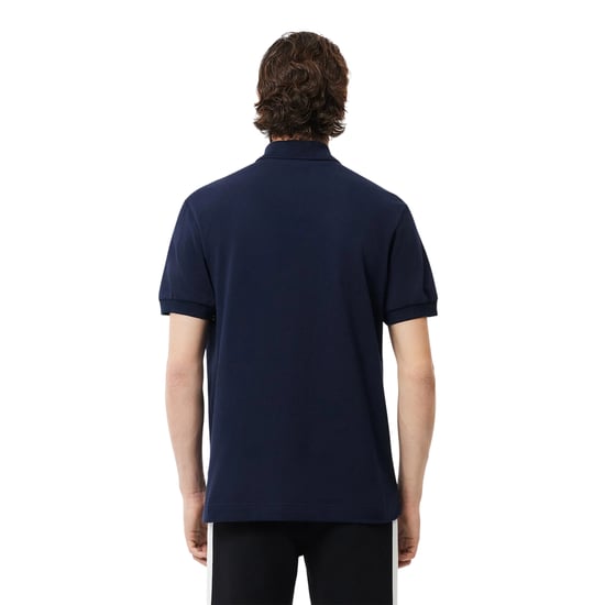 Lacoste - "French Made" Poloshirt für Herren, Bio-Baumwolle, Klassisch (Blau) - Image 2