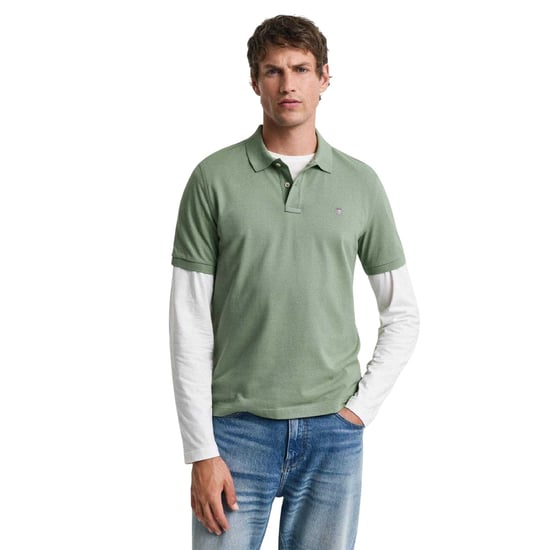Gant - Poloshirt für Herren, Regulär (Grün) - Image 1