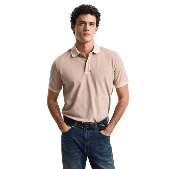 Gant - Poloshirt für Herren, Sonne Verblasst, Piqué (Sand) - Image 3