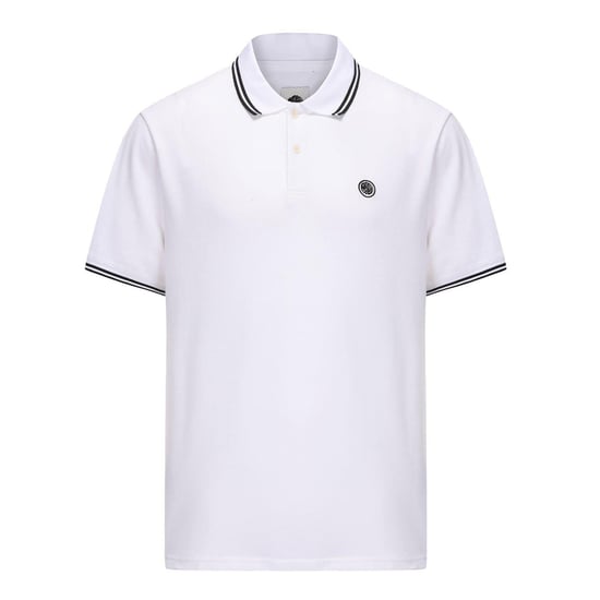 Pretty Green - "Barton" Poloshirt für Herren, kurzärmlig (Weiß) - Image 1