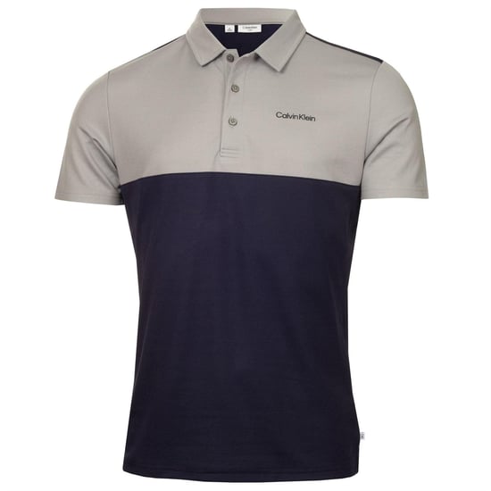 Calvin Klein - Poloshirt für Herren, Mit Kragen (Marine/Silber) - Image 1