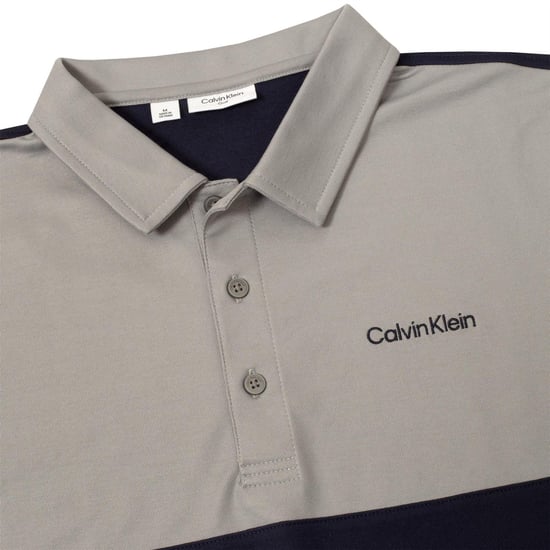 Calvin Klein - Poloshirt für Herren, Mit Kragen (Marine/Silber) - Image 3