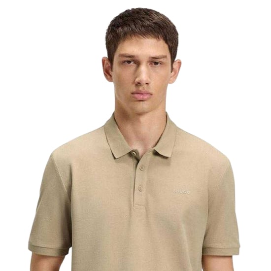Hugo - Poloshirt für Herren, Piqué (Beige) - Image 4