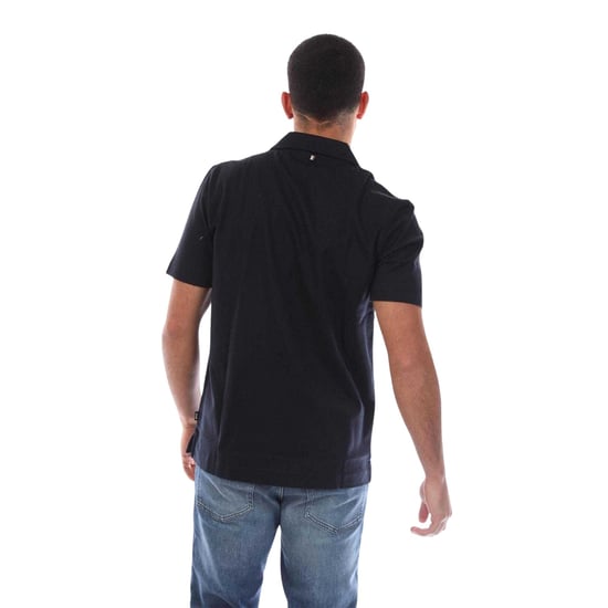 Boss - "H-Pye 18" Poloshirt für Herren, Mercerisierte Baumwolle, kurzärmlig (Blau) - Image 3