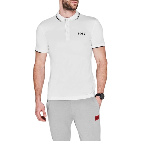 Boss - "Paddy Pro" Poloshirt für Herren, Baumwolle Piqué (Weiß) - Image 3