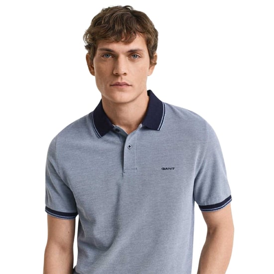Gant - Poloshirt für Herren, Oxford-Stil, Regulär (Marine) - Image 3