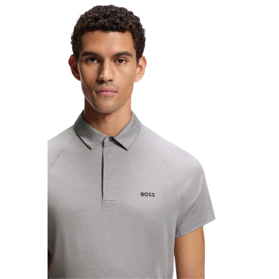 Boss - Poloshirt für Herren, Performance, Schmal (Grau) - Image 4