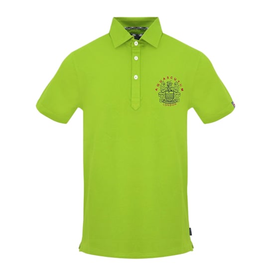 Aquascutum - Poloshirt für Herren, Logo, kurzärmlig (Limone) - Image 1
