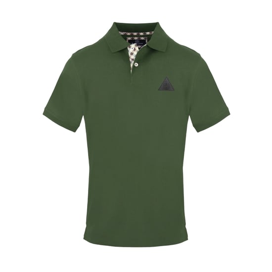 Aquascutum - Poloshirt für Herren, Mit Kragen (Militärgrün) - Image 2