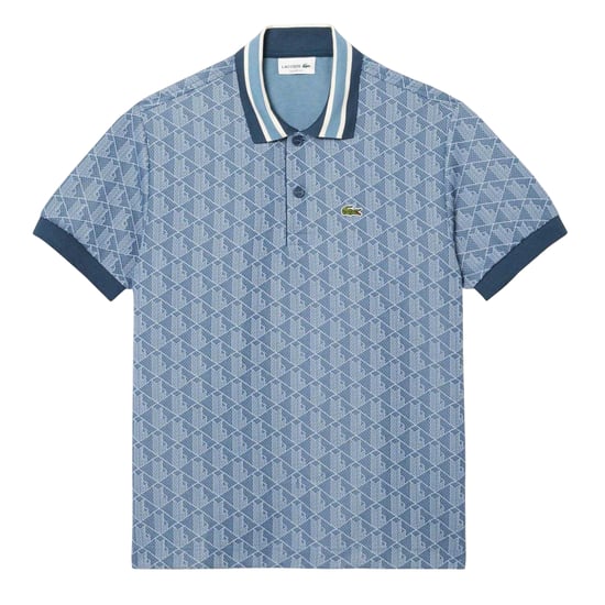 Lacoste - Poloshirt für Herren, Jacquard (Blau) - Image 1