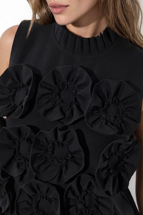 Besticktes ärmelloses Minikleid - Image 4