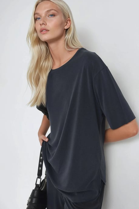 Lockere Passform Crew-Neck T-Shirt - Image 3