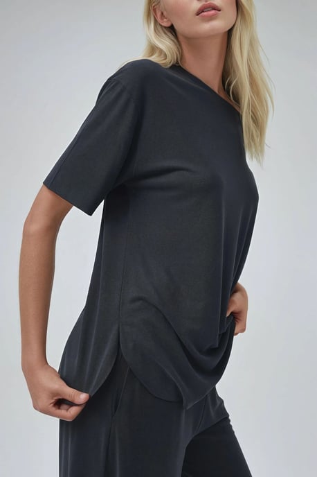 Lockere Passform Crew-Neck T-Shirt - Image 6