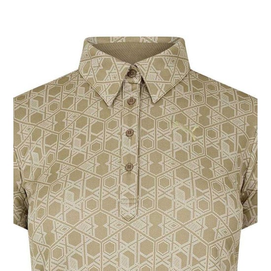 Puma - Poloshirt für Damen, Emblem, kurzärmlig (Beige) - Image 3
