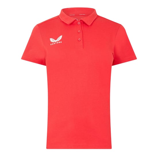 Castore - Poloshirt für Damen, Mit Kragen (Rot) - Image 1