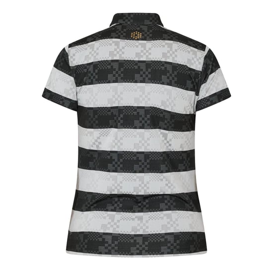 Puma - Poloshirt für Damen, Stripes (Schwarz/Weiß) - Image 2
