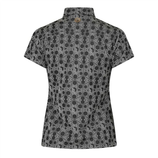 Puma - Poloshirt für Damen, Emblem, kurzärmlig (Grau) - Image 2