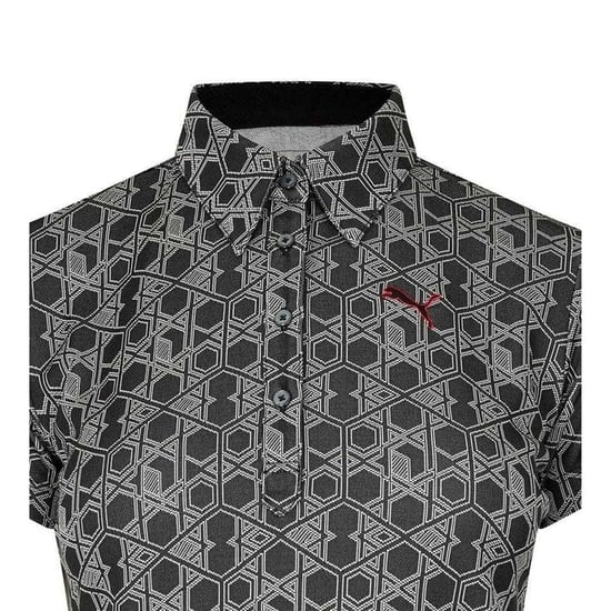 Puma - Poloshirt für Damen, Emblem, kurzärmlig (Grau) - Image 3