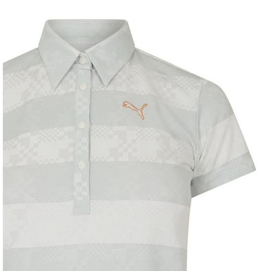 Puma - Poloshirt für Damen, Stripes (Grau/Weiß) - Image 3