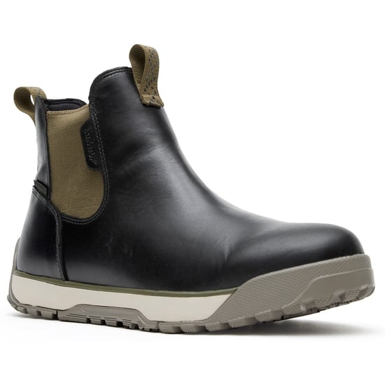 Xtratuf Knöcheldecklederschuhe Herren Pirat Schwarz Gummistiefel - Image 1