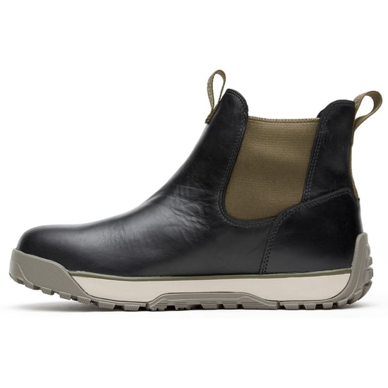 Xtratuf Knöcheldecklederschuhe Herren Pirat Schwarz Gummistiefel - Image 5