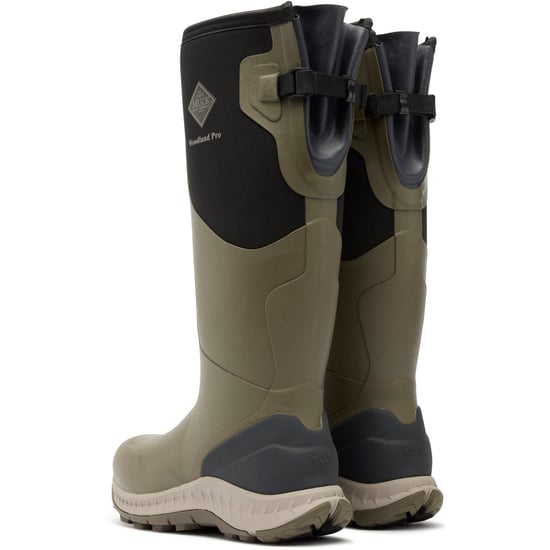 Muck Boots Woodland Pro Gummi Herren OLIV Wellingtonstiefel - Image 2