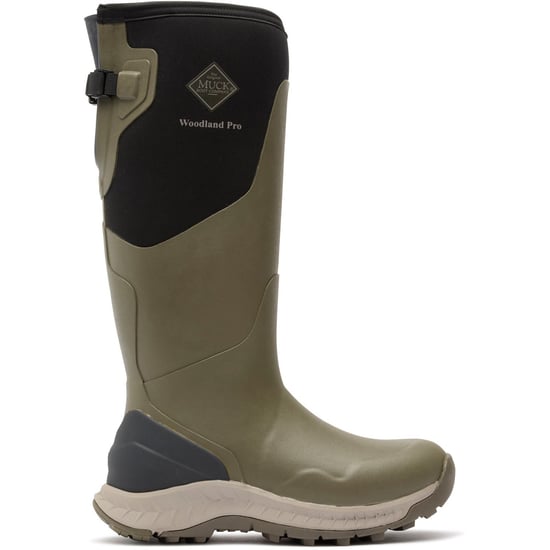 Muck Boots Woodland Pro Gummi Herren OLIV Wellingtonstiefel - Image 5