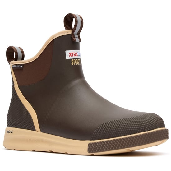 Xtratuf Knöchel Deck Stiefel Sport EVA Herren Schokoladen/Braun Gummistiefel - Image 1