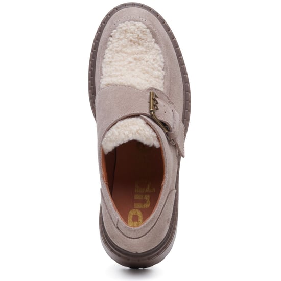 Hush Puppies Orla Monk Leder Damen Slipper in Taupe - Image 5