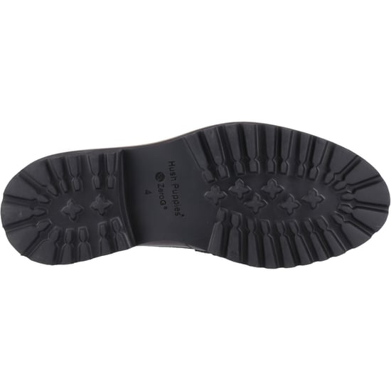 Hush Puppies Ginny Leder Damen Lila Weit-Fit Slipper - Image 3