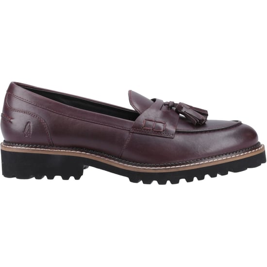 Hush Puppies Ginny Leder Damen Lila Weit-Fit Slipper - Image 5